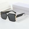 Винтажные мужские и женские большие солнцезащитные очки мужские квадратные очки брендовые дизайнерские унисекс солнцезащитные очки черные линзы мужские и женские солнцезащитные очки Uv400