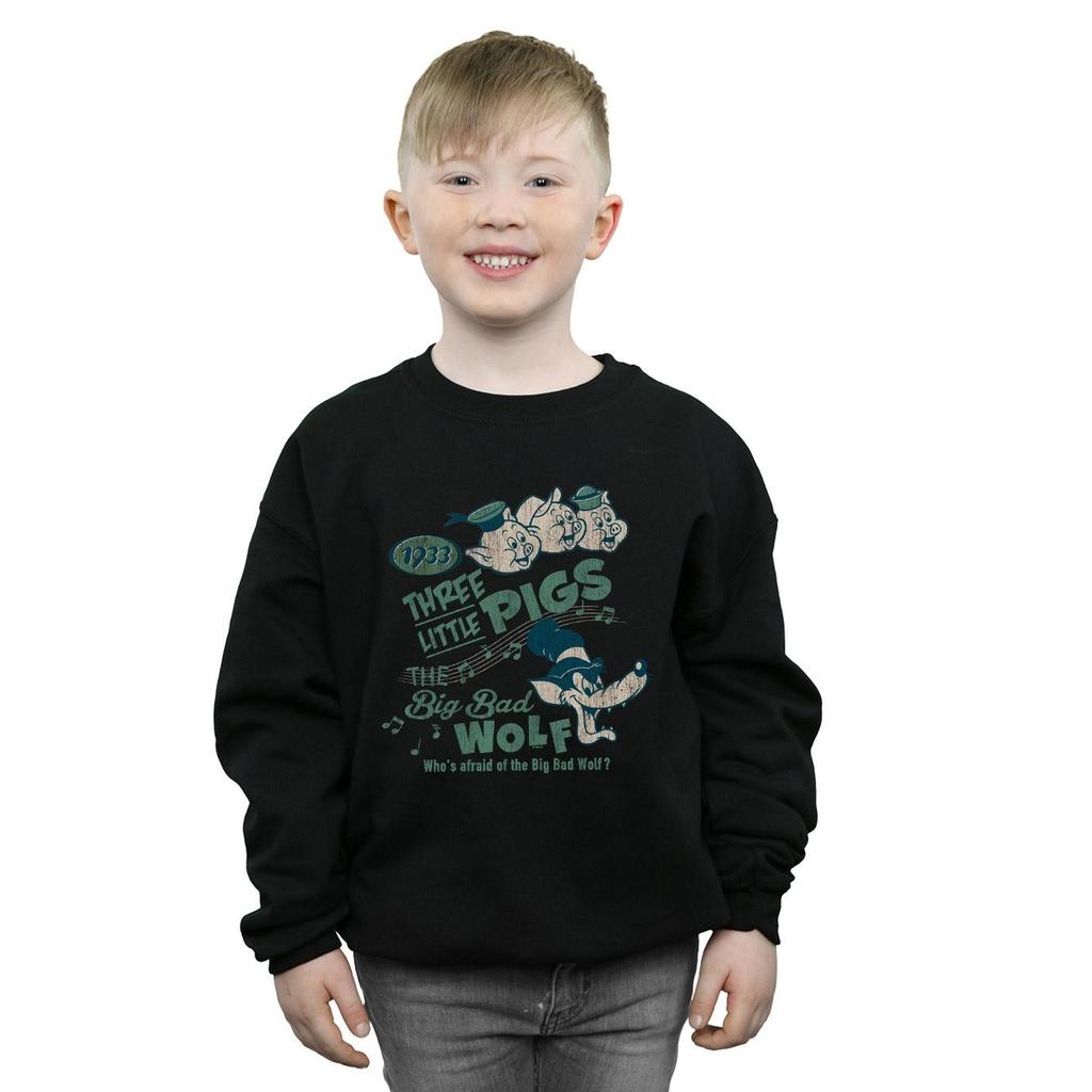 Disney Boys Three Little Pigs Who´s Afraid Of The Big Bad Wolf Sweatshirt