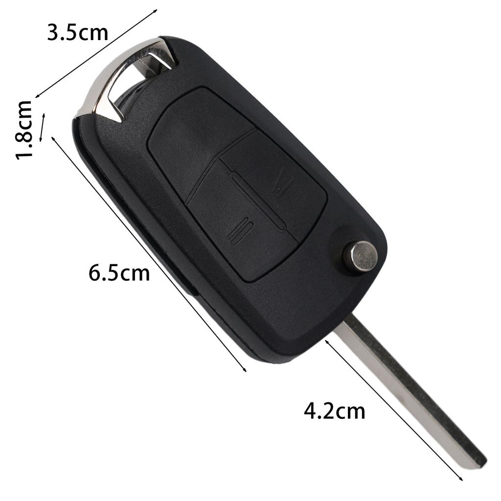 2-кнопочный дистанционный откидной брелок для ключей для Opel Corsa D Zafira B Astra H Tigra 2-ключевые аксессуары для транспортных средств