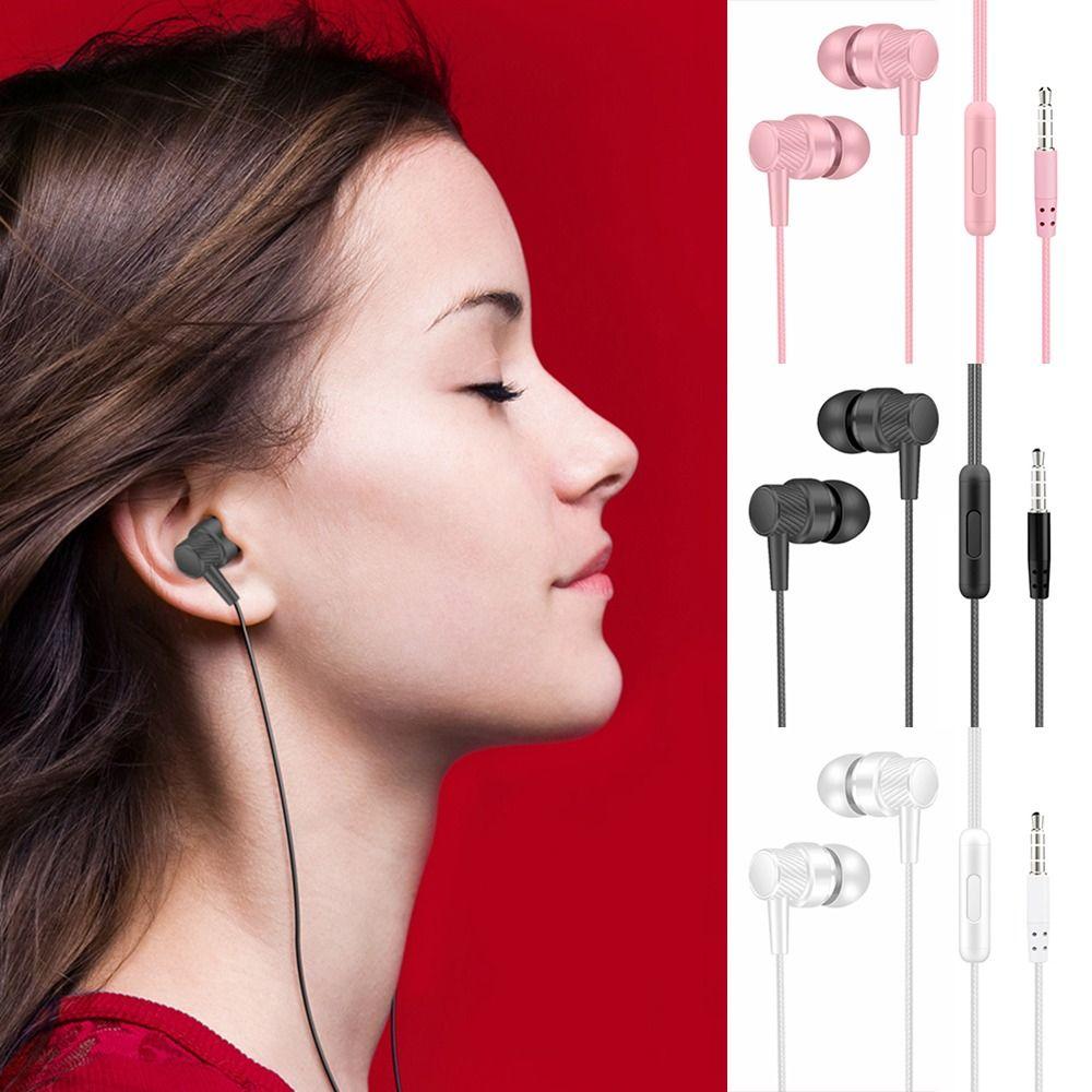3.5mm In-ear Headphones in Ear Wired Headset Portable Music Earphones