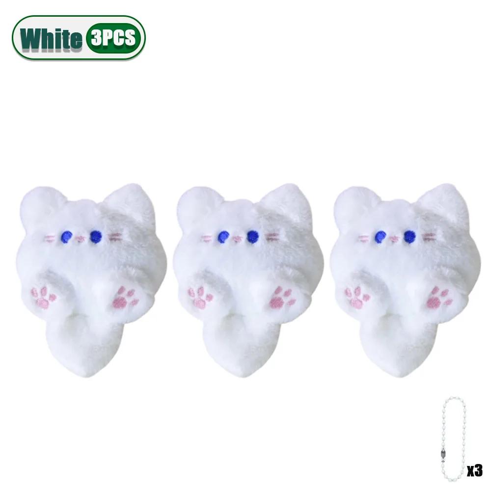 1/3/5/10/20 шт. Очаровательная плюшевая мультяшная кошка, подвесная кукла, мягкая кавайная, украшение для рюкзака для девочек, студенток, рождественский подарок