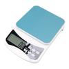 White Electric Kitchen Food Baking Scale 0.1g High Accuracy ABS Electronic Flat Food Weighing Scale