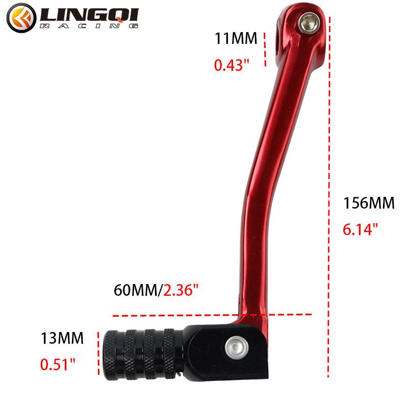 LYNNCHI Motorcycle CNC Folding Shifter Shift Lever For Kayo T2 T4 T6 Enduro Dirt Pit Bike ATV Off Road Racing Bikes Accessories
