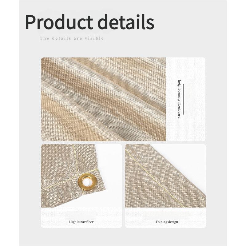 Fiberglass Fire Blanket Heat Resistant Outdoor Camping Mat Flame Retardant Safety Cover for BBQ Picnic Emergency Fire Protection