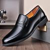 Голова старика высококачественная кожаная обувь натуральная кожа деловая мужская кожаная обувь первый слой коровьей кожи одна педаль кожаная обувь подарок обувь для папы