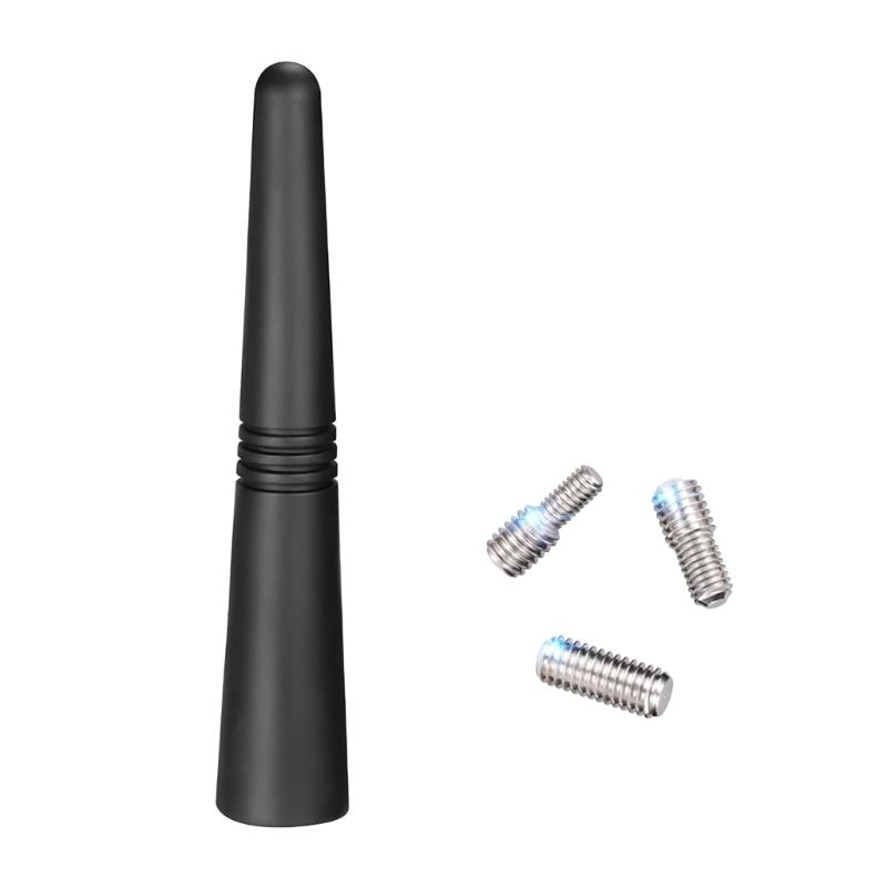 Черная автомобильная антенна с коротким стержнем, антенна Ariels, короткая мини-радио, маленькая FM-антенна на крышу
