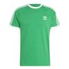 Футболка Adicolor Classics с тремя полосками, зеленая, мужская, уличная, IM0410