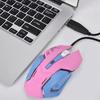 3200DPI High Sensitivity Pink Gaming Mouse Comfortable Grasping Wired Gaming Mouse