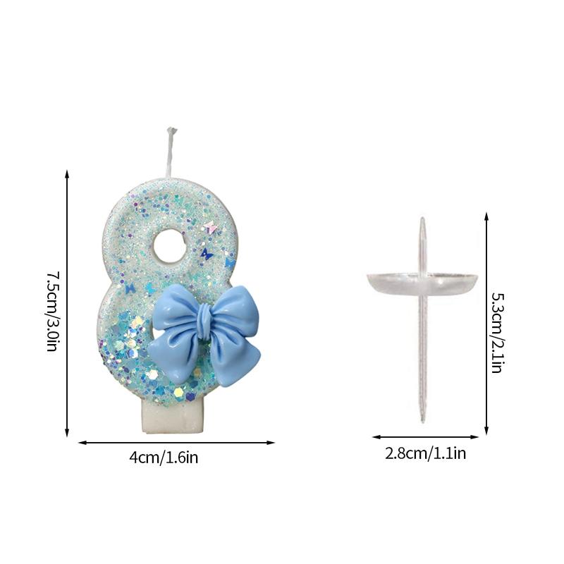 Свеча для украшения дня рождения девочки, свеча с розовыми блестками, свечи для торта, 3D-цифровые свечи, украшение для торта на день рождения, годовщину