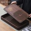 Ручная резьба бамбуковый поднос для чая Домашний чайный набор Декоративный поднос Тип с хранением воды Чайное море Китайская традиция Чайная посуда Принадлежности