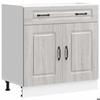 VidaXL Armoire de cuisine Kalmar sonoma gris bois d'ingénierie 853503