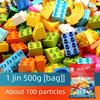 Fele-Compatible Large Particle Lego Building Blocks Toy for Kindergarten: Basic Blocks, Slide Pieces, Child Assembly