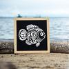 6Pcs 6 Styles PET Hollow Out Drawing Painting Stencils for DIY Scrapbook Photo Album Fish 200x200mm 1pc/style