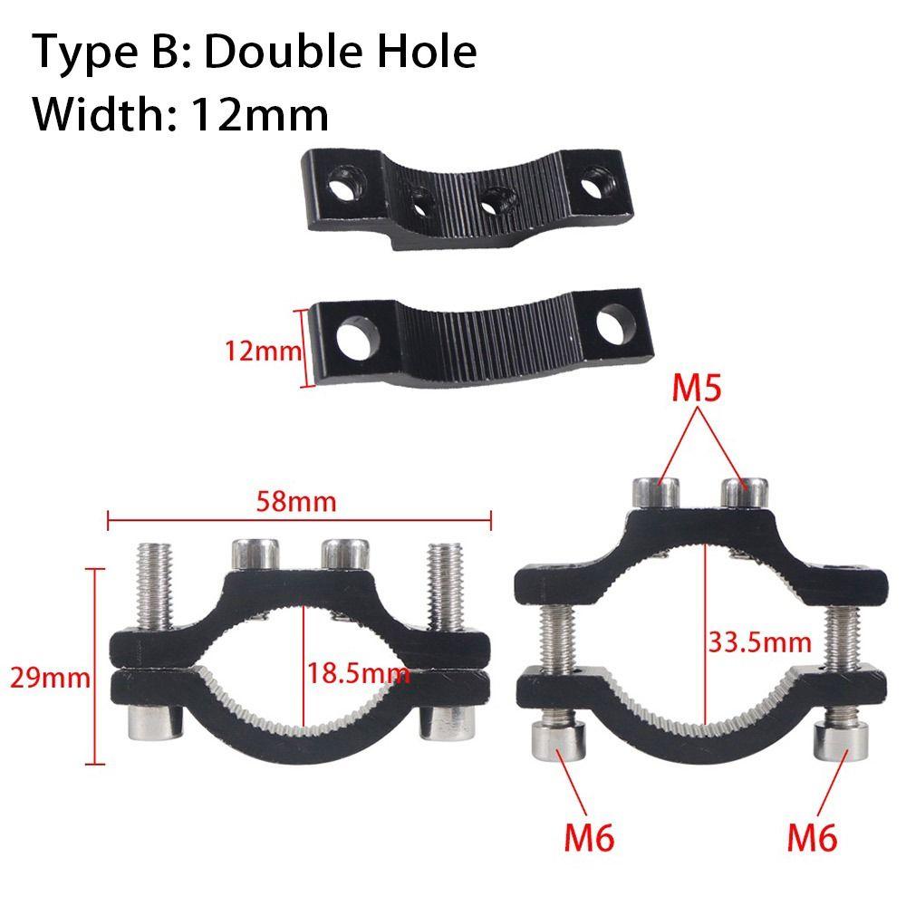 1Pcs Handlebar Frame Pipe Phone Headlight Bracket Multifunctional Clamp  For 18.5-33.5mm Front Fork