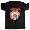 Anthrax Thrash Heavy Metal Hard American Rock Music Band Череп Крутые Футболки Мужчины Женщины Футболка Хип-Хоп Уличная Харадзюку Женская Мужская Одежда