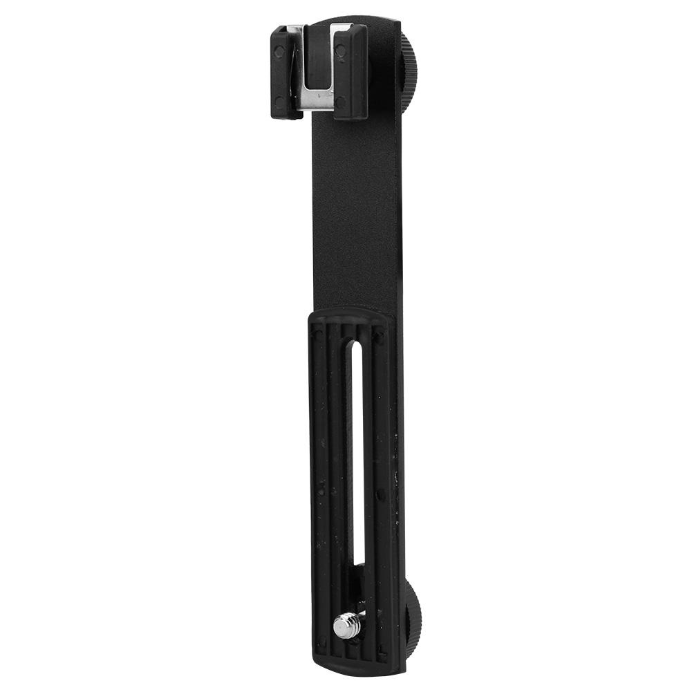 Aluminum Alloy External Flash Dual Head Crossbar Bracket Photographic Equipment Accessory