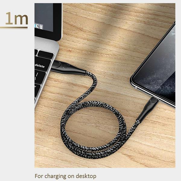 Kabel Lightning USAMS 1m Szybkie ładowanie Czerwony
