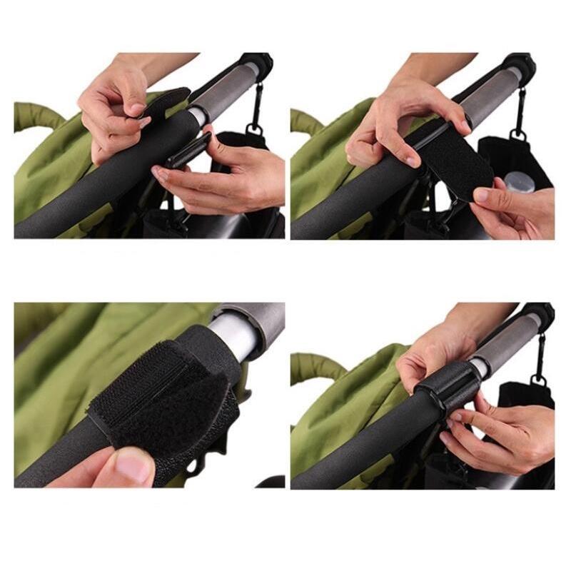 FONKEN Детская сумка из искусственной кожи, крючок для коляски, вращающийся на 360 градусов, вращающийся органайзер для тележки, крючок для коляски, аксессуары для колясок