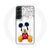 Case for Samsung Galaxy S21 FE Mickey Mouse Flowers Hearts