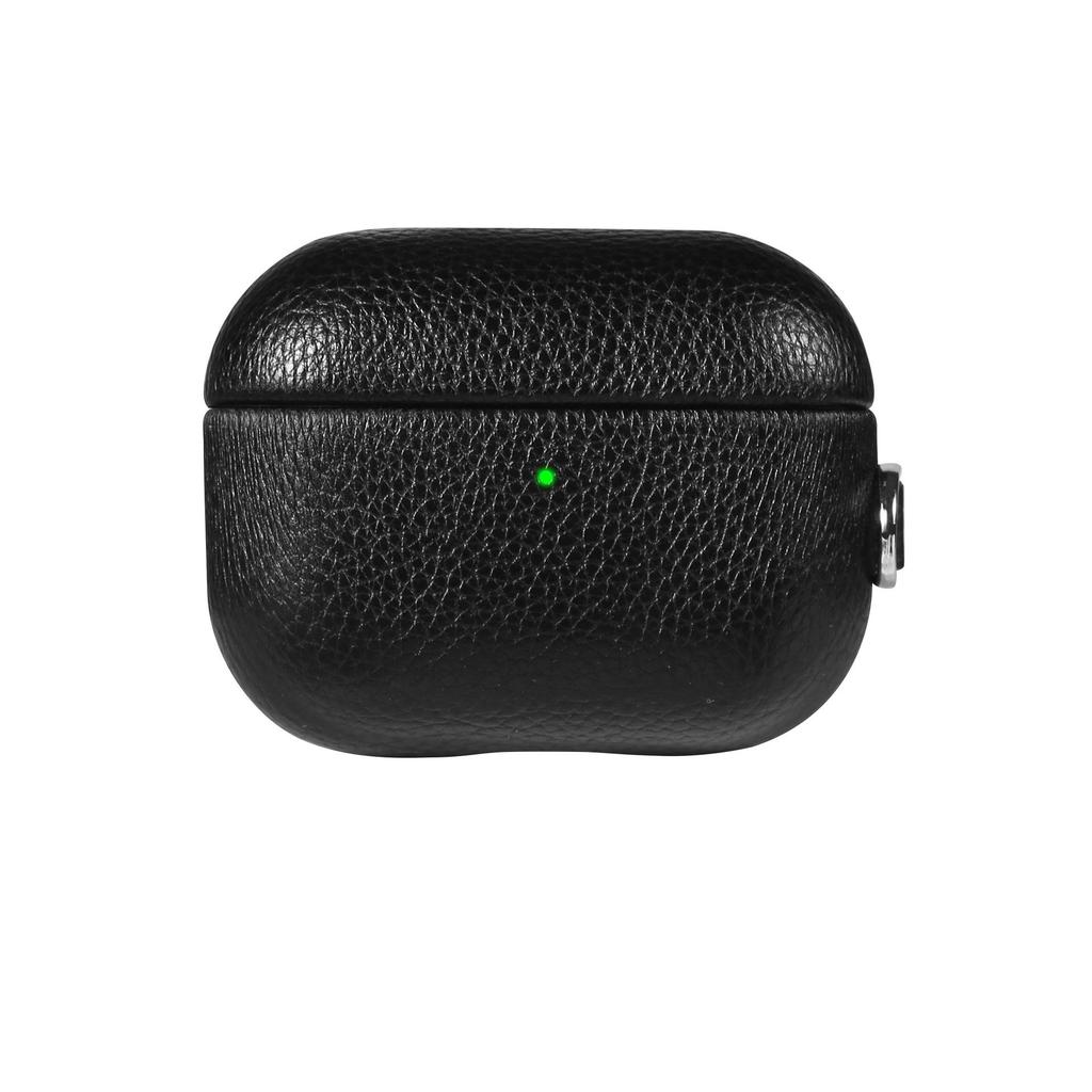 Кожаный чехол с узором личи для AirPods 4 - Защитный чехол 4-го поколения