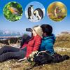 80X100 Monocular Telescope with Low Night Vision High Powered Monocular Scope for Birds Wildlife