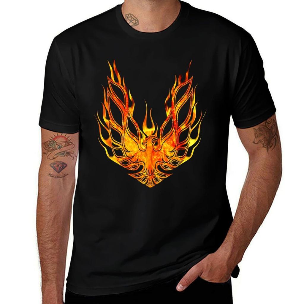 Logo Trans AM TShirt Simple Casual Short Sleeve Cotton TShirt