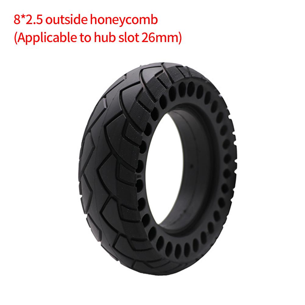 Free Air Solid Tire Rubber Shock-absorbing 8/8.5/10/12 Inch