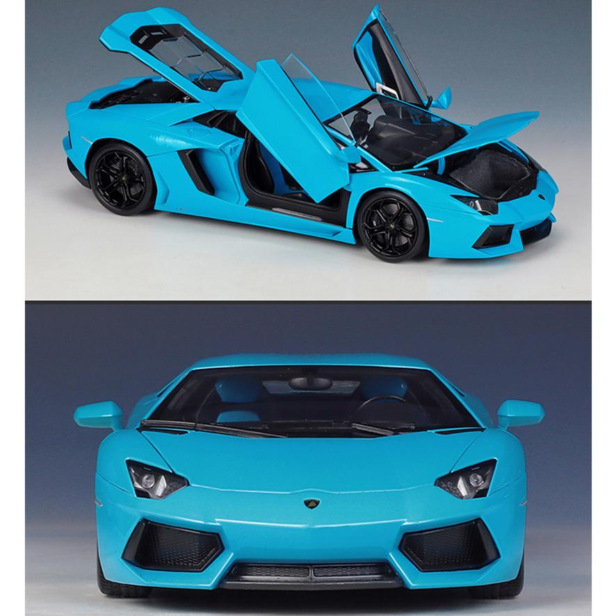 1/18 WELLY Lamborghini Aventador LP700-4 модель автомобиля из сплава, литая под давлением металлическая игрушечная машина, модель автомобиля, коллекция высокой имитации, детские подарки