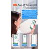 Q50 Bluetooth tuya Door Knobs Fingerprint Lock Handle Door Entrance Passage RFID CardLock With Key Password Lock IP65 waterproof