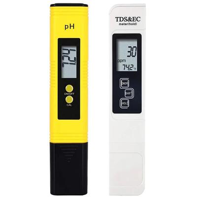 Измеритель pH и TDS-метр, цифровой тестер качества воды 0-14, тестер pH-метра 0-9990PPM TDS&EC, ЖК-дисплей, индикатор чистоты воды PPM, аквариумный фильтр