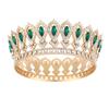 European Princess Queen Tiara King Tiaras Crystal Full Crown Baroque Pageant Crowns  Cake Topper