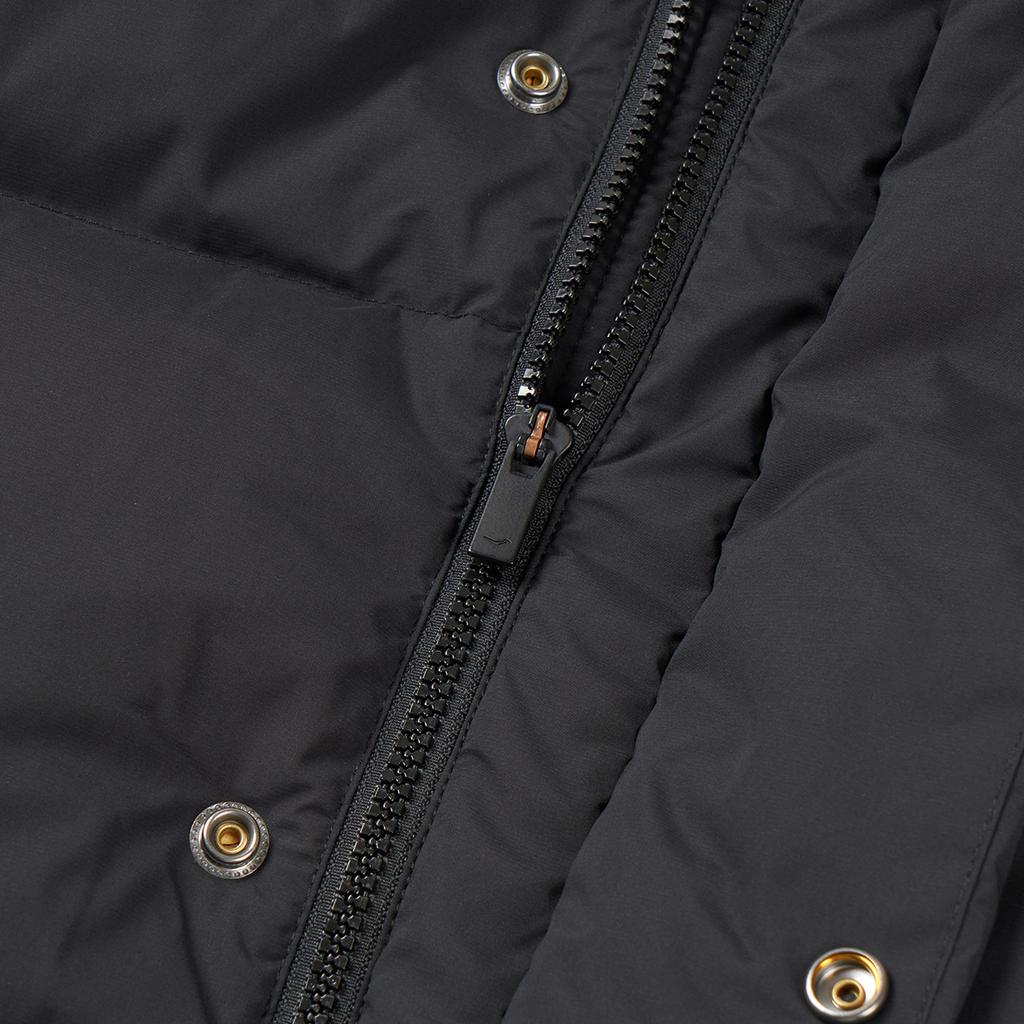 SAUCONY Узор с буквами и воротником-стойкой, теплая модная универсальная куртка-пуховик унисекс, верхняя одежда, черный цвет SC3240215AL-BK01