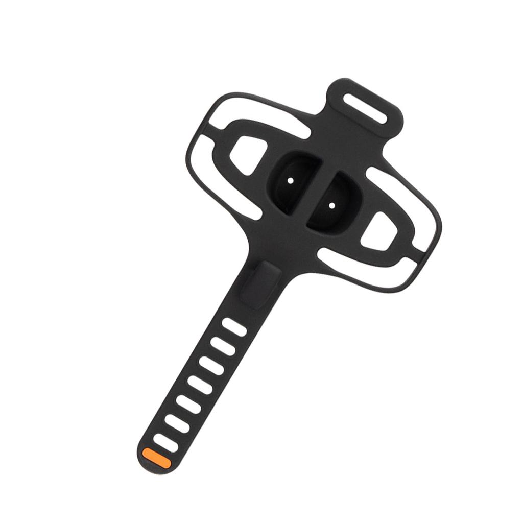 Silicone Bike Phone Mount with Adjustable Strap Shockproof Stable Smartphones Holder Universal Compatibility Black