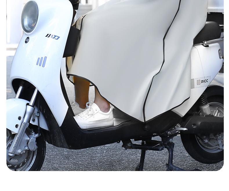 Полноразмерное водонепроницаемое пончо для электромобиля, езды на велосипеде - унисекс, для взрослых