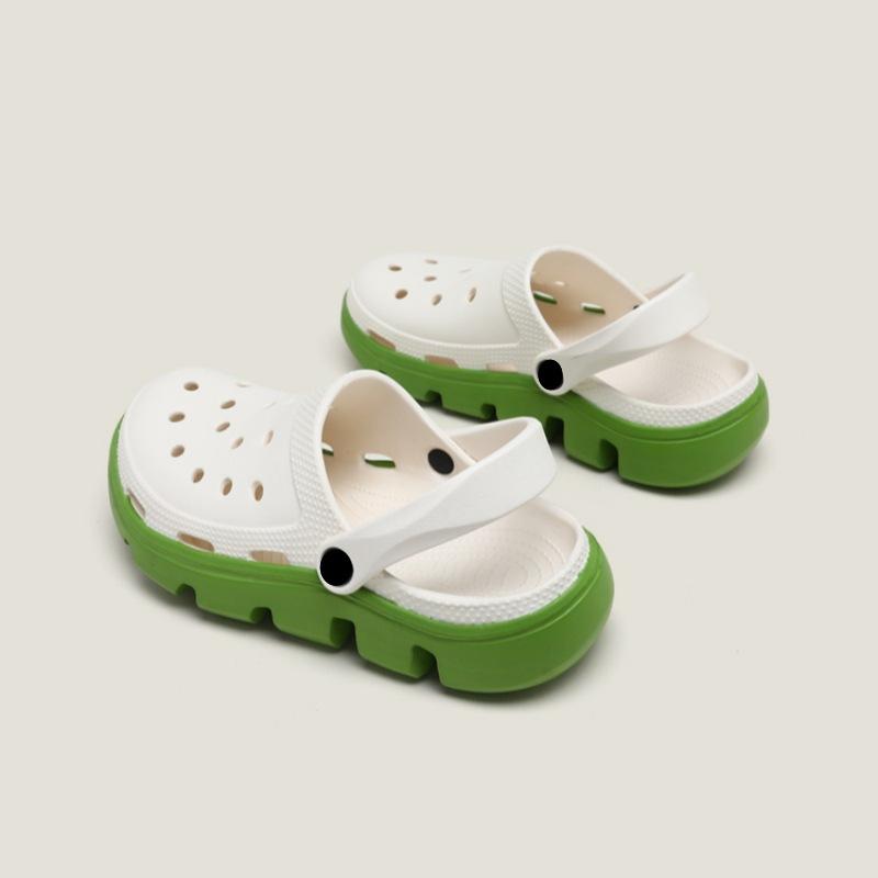 Парные тапочки, легкие сандалии из ЭВА с мягкой подошвой, модные сабо для женщин, водонепроницаемая обувь для сада, нескользящие пляжные шлепанцы для мужчин