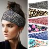 Scrunchy Hairband Sweat Absorbing Running Head Wrap Elastic Turban Women Headbands Sport Bandana