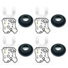 For Yamaha YZF750R YZF750 YZF 750 R 1993 1994-1998 Carburetor Repair Kit Vacuum Diaphragm Membrane Float Vavle 4 Sets Carb Part