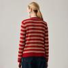 Zhaojun 2025 Autumn/Winter Women's 100% Cashmere Round Neck Red Cardigan