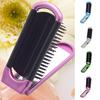 Mini Portable Hair Folding Mirror Comb Airbag Brush Rectangle Travel Massage