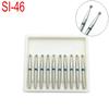 Стоматологические алмазные боры, 10 шт./кор., стоматологические боры Dia-burs для высокоскоростного наконечника среднего размера для стоматологической лаборатории SI-46