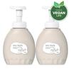 iClean Premium Clean Vegan Foam Hand Soap Unscented, 450ml, 2 Units