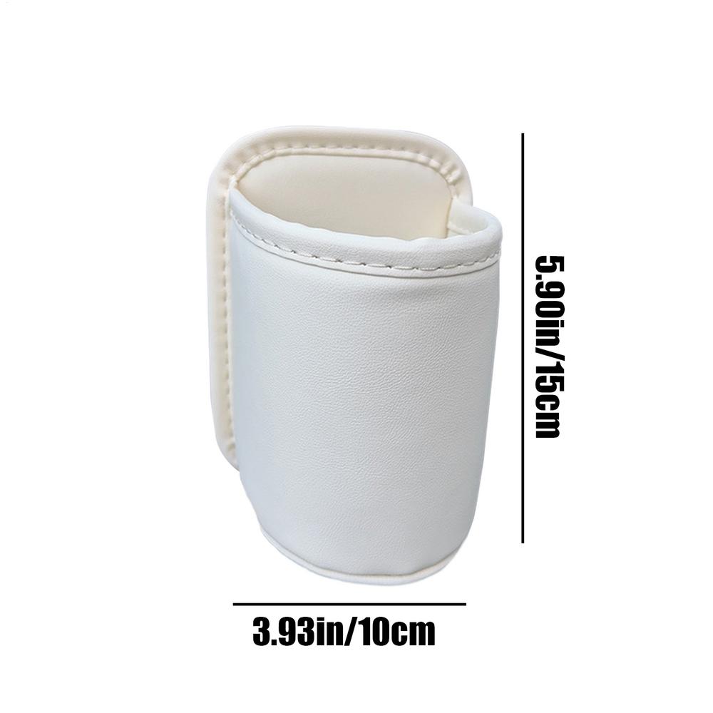 Pu Leather Car Door Cup Holder Auto Drink Rack Storage Bin Auto Back Seat Cup Holder Organizer For Car Interior Accessories
