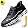 Men Elevator Sports Lift Sneakers Height Increase Shoes Insole 6Cm Mesh Man Leisure Fashion