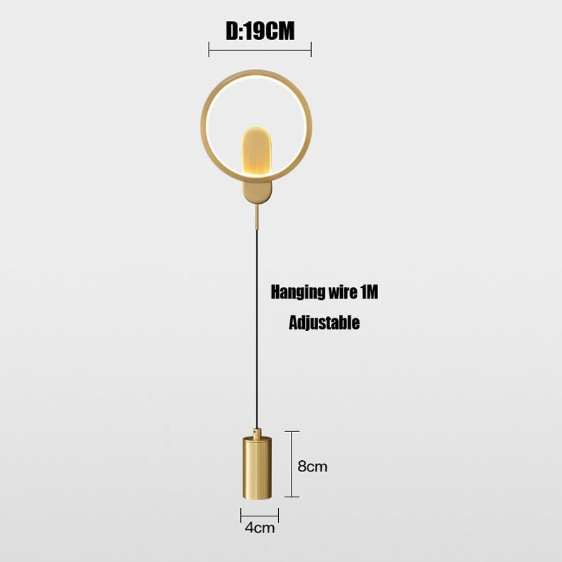 Дизайнер рекомендует светодиодный настенный светильник для спальни, современный скандинавский свет, роскошный минималистский настенный светильник для гостиной с телевизором