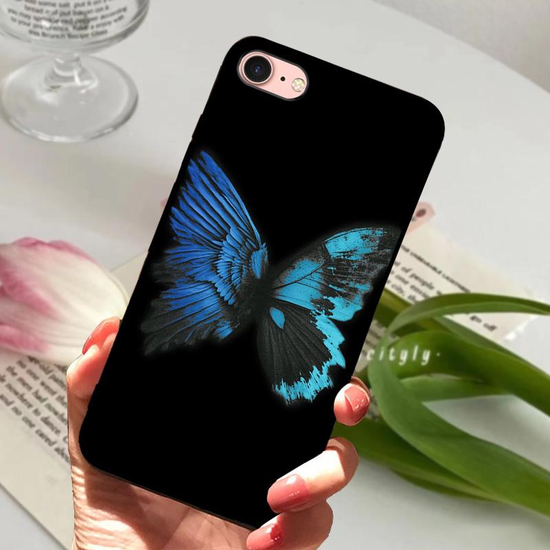 Чехол для iPhone 6S 6 Силиконовый Мягкий Задний Чехол для Телефона Для iPhone 7 7Plus 6 6S Plus Силиконовые Чехлы Для iPhone 8 8 Plus Fundas Бампер