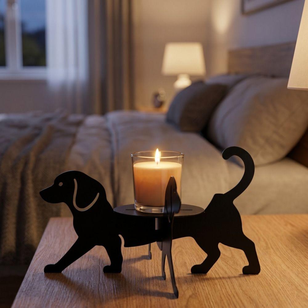 Desk Storage Display Rack Dog Shape Flower Pot Holder Cute Flowerpot Tray  Home