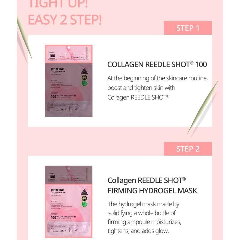 VT - Collagen Reedle Shot 100 2Step Hydrogel Mask Bundle Set