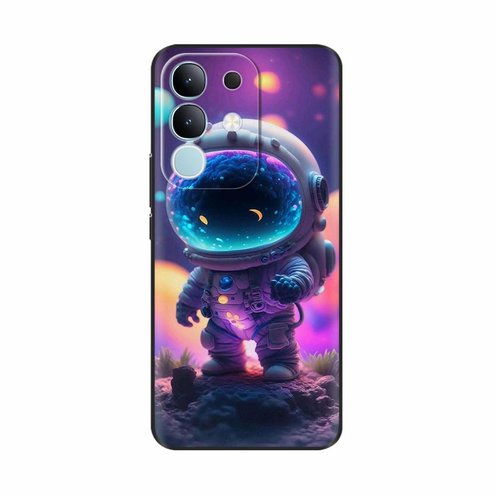 Для Vivo Y29 4G Чехол Милый Панда Мягкий Жидкий Силиконовый Чехол для Телефона Для Vivo Y29 4G Чехлы Y 29 Защитный Мультяшный Чехол на Заднюю Панель