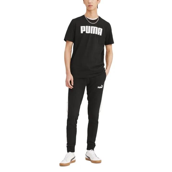 PUMA T Shirts Men's Crew Neck Moderate Straight Fit (Unisex) T-Shirts 845995 01