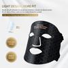 Face Neck Silicone Facial Mask 240LEDs Infrared Light Skin Rejuvenation Anti-Wrinkle Brighten 3D LED Light Phototherapy Mask